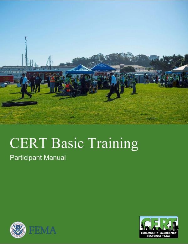 Cover of CERT Basic Training Participant Manual